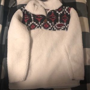 Arkansas Razorbacks Pressbox Sherpa Pullover